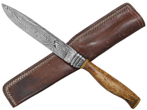 Ručně kovaný nůž Damascus Birch